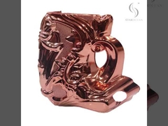 طلا درخشان PP آلیاژ روی لوازم جانبی تابوت دستگیره تابوت سخت افزار SW-B