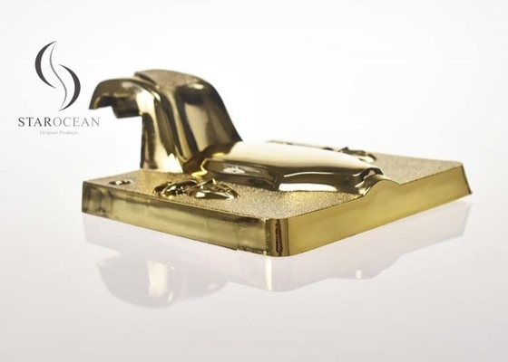 Gold Plated Funeral Accessories Handle Set, Parts Of A Casket Compact Structure 2#