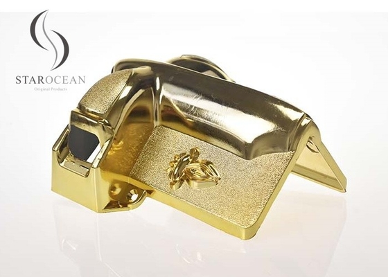 Gold Plated Funeral Accessories Handle Set, Parts Of A Casket Compact Structure 2#